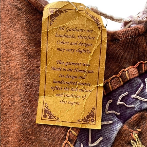 Kathmandu Imports Hand-stitched Boho Hippie Sling Bag Made in Nepal - Picture 6 of 6